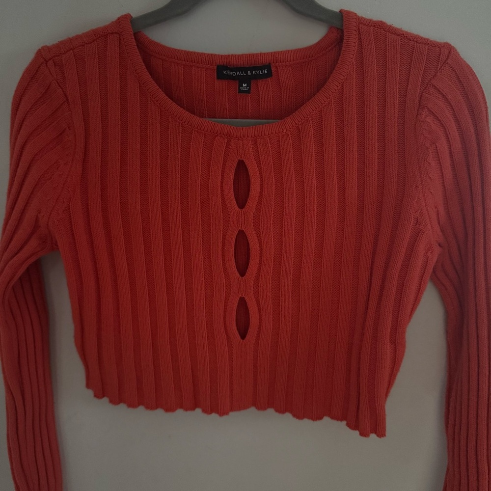 Kendall & Kylie cropped sweater